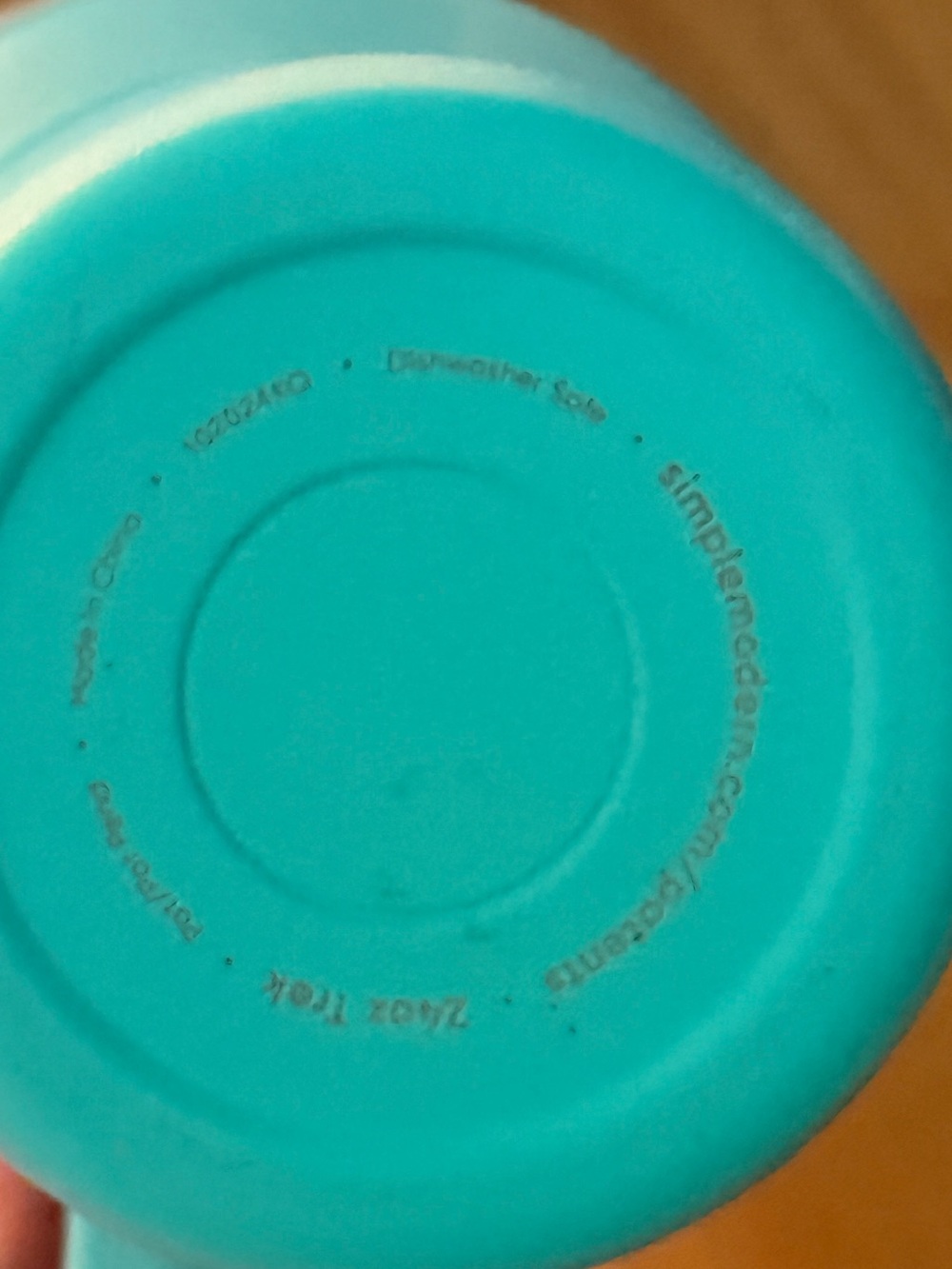 Simple Modern tie-dye teal and white “the trek” 24oz tumbler - Picture 7 of 7